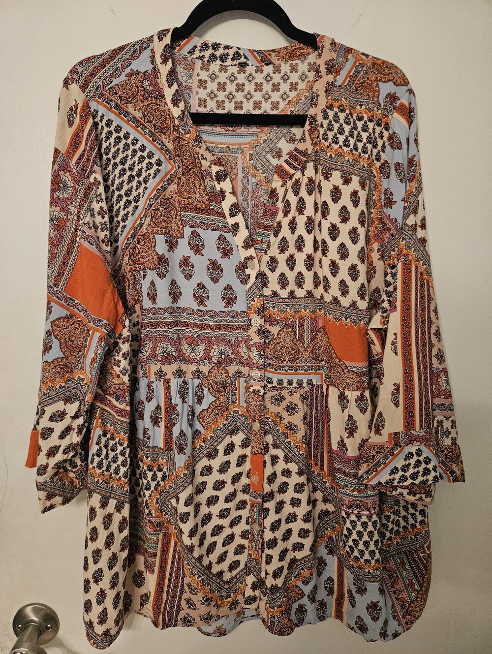 Boho Button Up Blouse